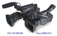 HDV-formát nastupuje: Sony a JVC (Klikni pro zvětšení)