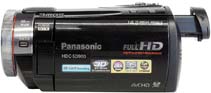 Panasonic SD900 v detailu z boku (Kliknutí zvětší)