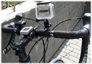 GoPro HD na řidítkách bicyklu zezadu (Klikni pro zvětšení)