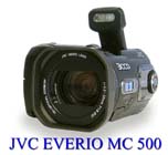 Zbrusu nové JVC: Everio MC500 (Klikni pro zvětšení)