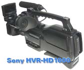 Sony HD1000 v perspektivě zezadu (Kliknutí zvětší)