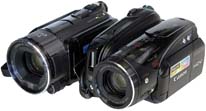 Vyspělé HD-kamery Canon HFS10 a HV40 (Kliknutí zvětší)
