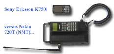 Historie v obraze: SE 750i a Nokia 720T (Klikni pro zvětšení)