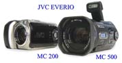 Duo kartových MPEG2-kamer Everio (Klikni pro zvětšení)