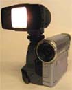 Rozsvícené světlo na kameře TRV22 (Klikni pro zvětšení)