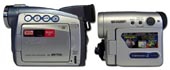 Canon MV7xx a Sharp Zxx z boku (Klikni pro zvětšení)