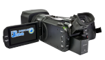 Videokamera Canon Legria GX10 - otevřený LCD