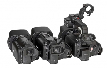 Trio Videokamer Canon z textu odstavce HF G25-30, XA20