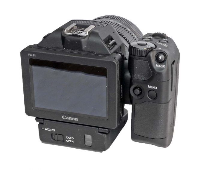 Videokamera CANON XC10 zezadu