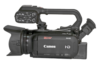 Videokamera Canon XA30: s madlem