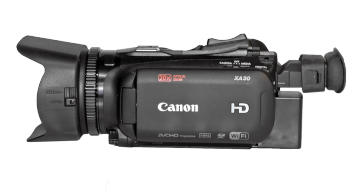 Videokamera Canon XA30: bez madla