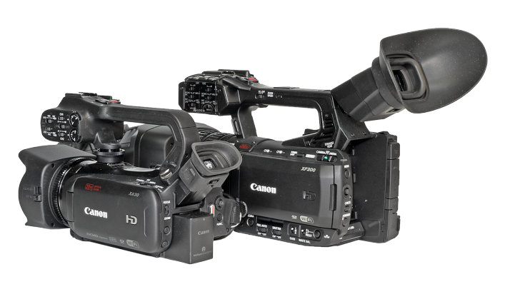 Canon XA30 - srovnání s XF200
