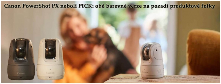 Canon PS PICK: obě barvy na pozadí produktové fotky