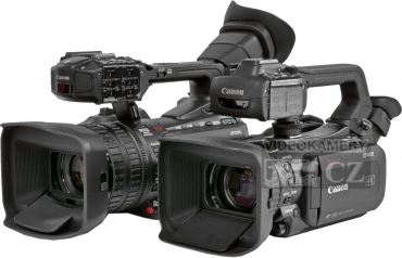 Srovnání: videokamery Canon XF200 a XF405 vedle sebe
