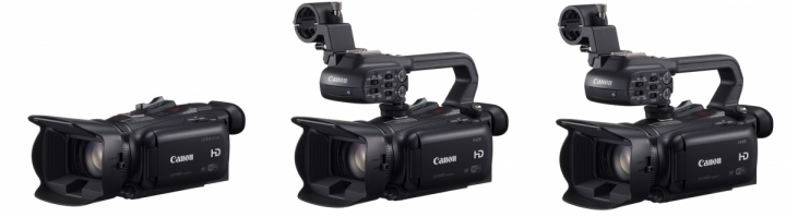 Trio videokamer Canon LEGRIA HF G30, XA20 a XA25