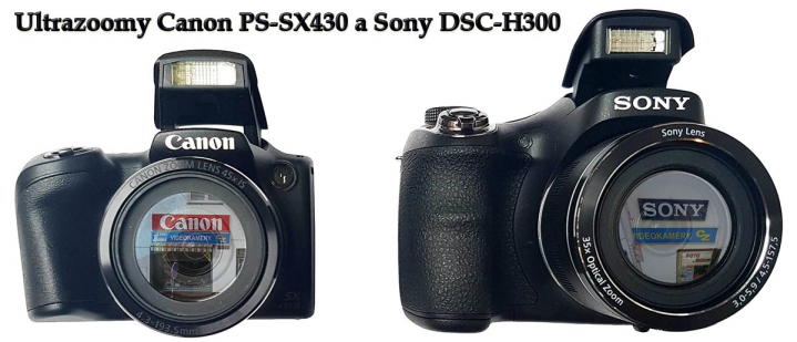 Ultrazoomy Canon SX430 a Sony H300 pro srovnání...