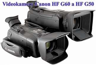 Videokamery Canon HF G60 a HF G50: srovnání