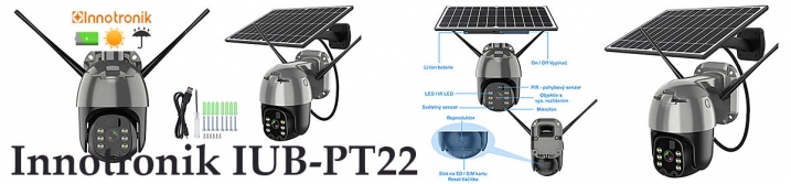 INNOTRONIK IUB-PT22 se nabízí v černé i bílé barvě...