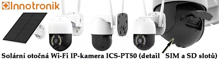 Půlkulatá Wi-Fi IP-kamera INNOTRONIK ICS-PT50...