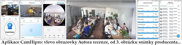 Čtyři aplikace k ovládání hlídacích kamer INNOTRONIK