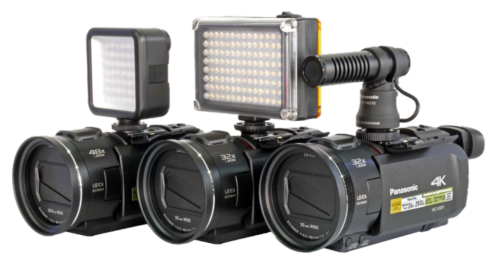 Videokamery Panasonic na rok 2018: možnosti doplňků