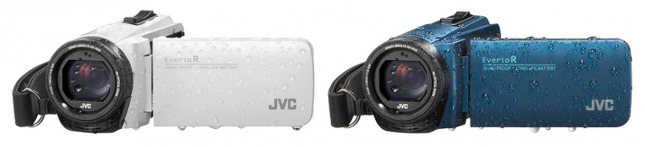 Předloňské modely JVC GZ-R495 byly i v modré a bílé