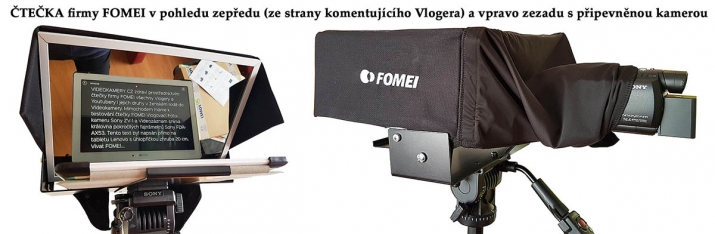 Dva názorné detaily čtecího zařízení firmy FOMEI...