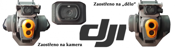 DJI RoboMaster S1 - Kamera a dělo: detaily zaostření