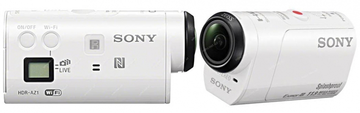 Outdoorová kamerka Sony AZ1 ve dvou pohledech