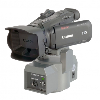 Motorová hlava soligor s kamerou Canon HF G40