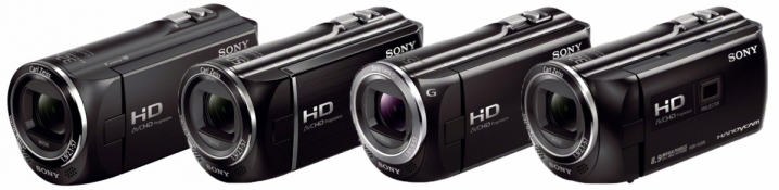 Základní modely videokamer Sony