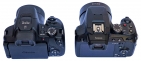 Krásné ULTRAZOOMY Canon a Panasonic v detailu shora 