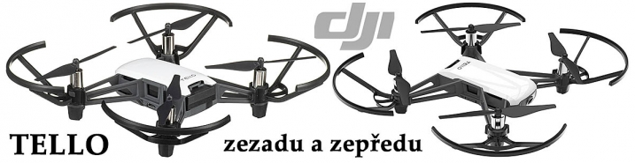 Nejmenší ze značkových Dronů DJI RYZE-TECH TELLO