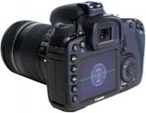 Canon EOS 7D: symbol náklonu roviny (Kliknutí zvětší)