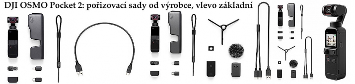 Různé varianty pořizovacích sad od výrobce s koláži...