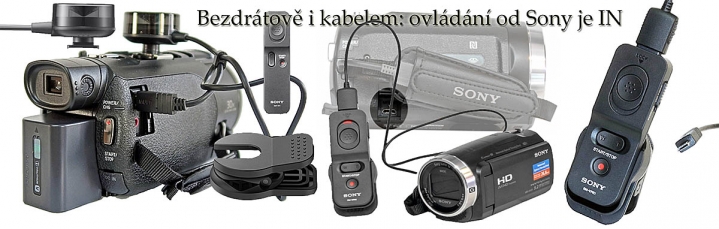 Kabelové ovládání Sony MULTI-konektorem je stále IN