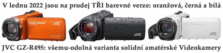 I na Nový rok 2022 máme na prodej TŘI barvy JVC...