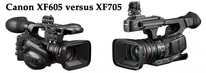 Videokamery Canon XF605 a XF705: srovnání STROJŮ
