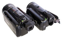Dvojice hledáčků Canon: HF M41 × HF S21 (Kliknutí zvětší)