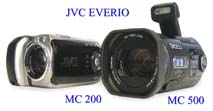 Dvojice videokamer JVC na CF-karty (Klikni pro zvětšení)