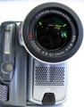 Detail přední části kamery MVX25i (Klikni pro zvětšení)