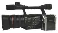 Druhdy recenzované HDV-kamery Canon (Kliknutí zvětší)