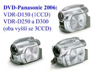 Trojice DVD-novinek firmy Panasonic (Klikni pro zvětšení)