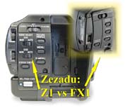 Srovnání ovládání vzadu: Z1 versus FX1 (Klikni pro zvětšení)