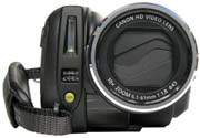 Objektiv modelu Canon HV30 v detailu (KliknutÃ&shy; zvÄtÅ¡Ã&shy;)