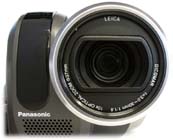 Detail objektivu videokamery GS320 (Klikni pro zvětšení)