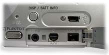 Přípojné konektory Sony DVD505 (Klikni pro zvětšení)