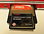 Vlastně PCMCIA-čtečka pro CF-karty (Klikni pro zvětšení)