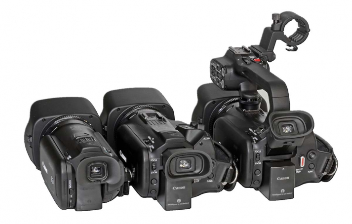 TŘI mušketýři: Canon HF-G25/30, XA20…