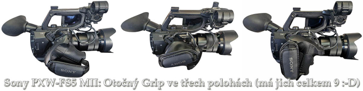 ZNAČKOVÁ krasavice Sony PXW-FS5 MII a její GRIP... ZNAČKOVÁ krasavice Sony PXW-FS5 MII a její GRIP...